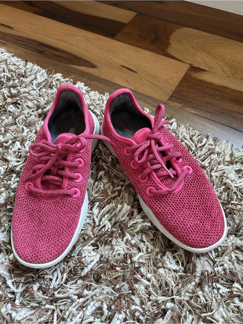 allbirds Tree Runner Shoes Hot Pink Size 7